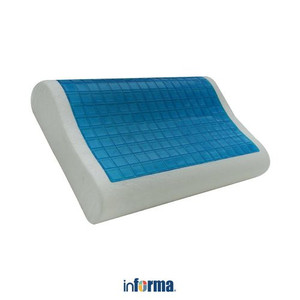 Informa Bantal Memory Foam Countour Cool Gel Square - Putih