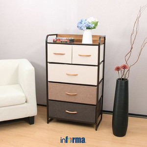 INFORMA - LACI PENYIMPANAN - FLOYD 5-DRAWER STORAGE MIX 58X29X99CM