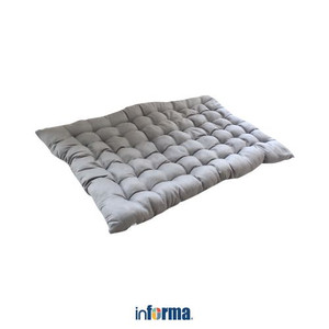 INFORMA - BANTAL LANTAI - FANCY FLOOR SUEDE SOLID GREY 85X120CM