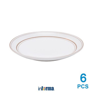 INFORMA – PIRING SET - DINNER PLATE PALLETE ASPEN BROWN (6)