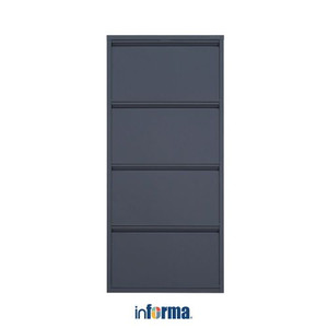 INFORMA - LEVI-4 SHOE CABINET GREY