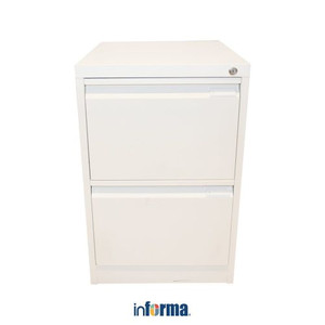 Informa Filing Cabinet Metal 2 Tingkat - Putih