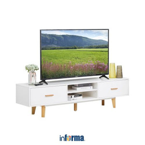 INFORMA-MEJA TV-KIMMY TV STAND WHITE HGLOSS