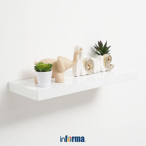 INFORMA - FLOATING SHELF L60 WHITE