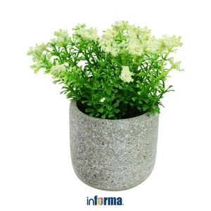 INFORMA - BUNGA ARTIFISIAL - ARTIFICIAL FLOWER 46 WHITE 12.7X15.24CM