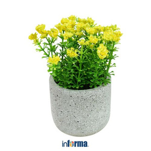 INFORMA - BUNGA ARTIFISIAL - ARTIFICIAL FLOWER 46 YELLOW 12.7X15.24CM