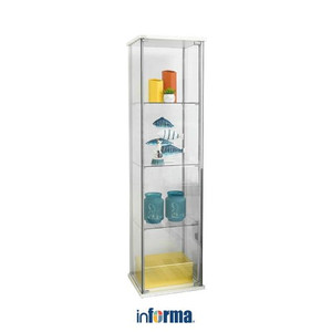 INFORMA Lemari Pajangan - NEWVY CURIO 4TIER WHITE