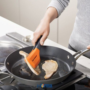 INFORMA - PENJEPEPIT MAKANAN TURNER TONGS GREY ORANGE