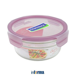 Informa - Glasslock 850 Ml Fancy Wadah Makanan - Ungu