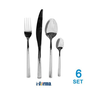 Informa - Appetite Set 24 Pcs Zayn Set Alat Makan Pisau Dapur