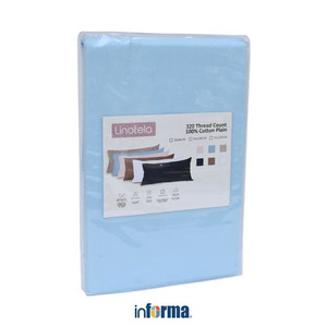 Informa - Linotela 50X100 Cm Tarmac Sarung Bantal - Biru