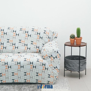 SARUNG SOFA SOFA COVER TEXTURED GEO 245X160CM COMB