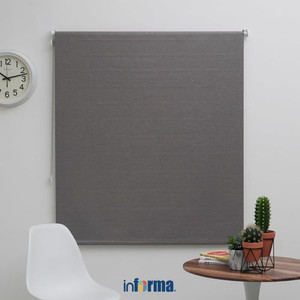 GORDEN ROLLER BLIND TEXTURED GREY 60X160CM