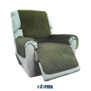 SARUNG PELINDUNG SOFA RECLINER PROTECTOR 1 SEATER OLIVE-SAGE