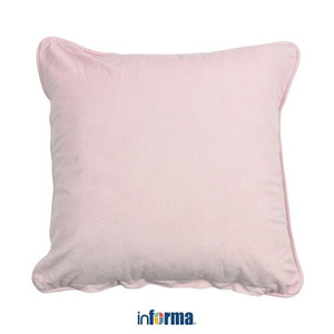 SARUNG BANTAL SOFA CUSHION COVER VELVET PARFAIT PINK 45X45