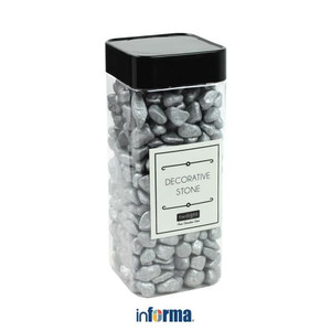 INFORMA - BATU DEKORASI - DECORATIVE STONE 9I 6X6X16CM GREY