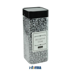 INFORMA - BATU DEKORASI - DECORATIVE STONE 9H 6X6X16CM GREY