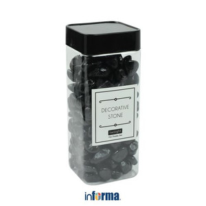 INFORMA - BATU DEKORASI - DECORATIVE STONE 3J 6X6X16CM BLACK