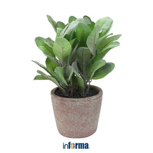 TANAMAN PLASTIK - ARTIFICIAL PLANTS 8LY 12X12X30CM GREEN