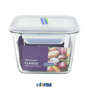 Informa - Glasslock 1.025 Ltr Basic Wadah Makanan - Ungu