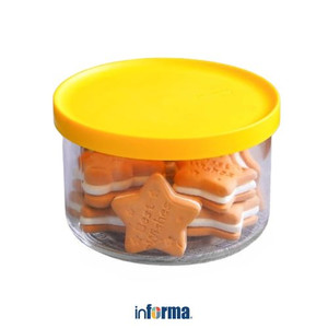 Informa - Glasslock 350 Ml Cushy Wadah Makananan - Kuning