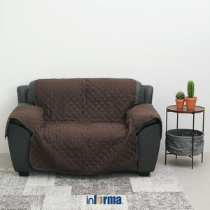 SARUNG PELINDUNG SOFA SOFA PROTECTOR REVERSIBLE 3 SEATER CHOC