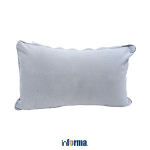 SARUNG BANTAL SOFA CUSHION COVER VELVET SILVER SCONCE 30X50