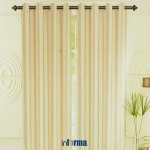 GORDEN SET CURTAIN SET JACQUARD 23X SAND 135X250CM