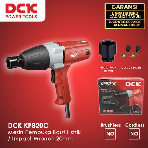 DCK KPB20C Mesin Pembuka Baut Listrik / Impact Wrench