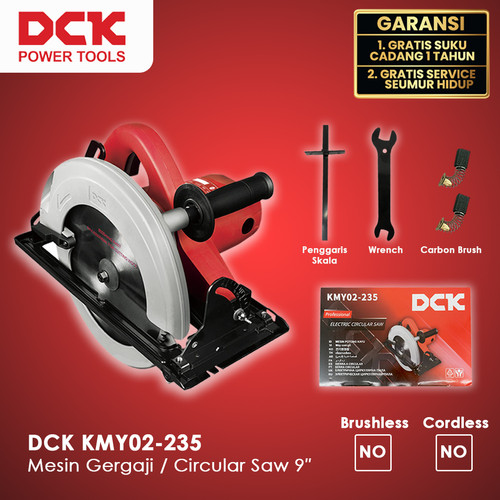 DCK KMY02-235 Mesin Gergaji / Circular Saw 9"