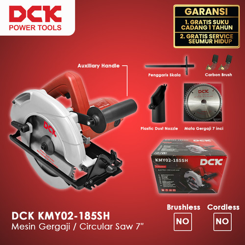 DCK KMY02-185SH Mesin Gergaji / Circular Saw 7"