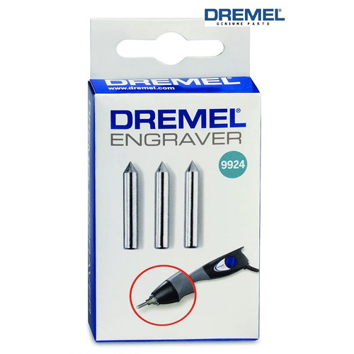 DREMEL 9924 Carbide Engraving Tip for Engraver 290-1 (3 pcs)