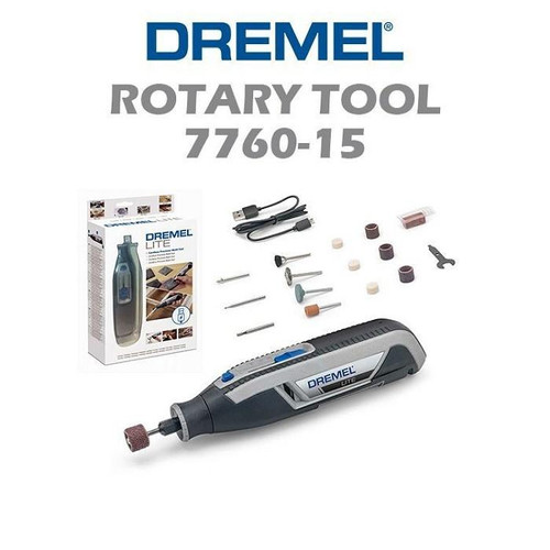 DREMEL 7760-15 Cordless Rotary Tool Set / 7760 Mesin Rotari Nirkabel