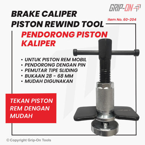 GRIP-ON BRAKE CALIPER PISTON REWIND TOOL ALAT TEKAN PISTON REM MOBIL