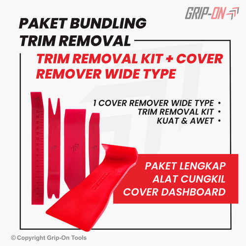 Grip-On Paket Ekonomis Alat Buka / Pencungkil Cover Body Motor