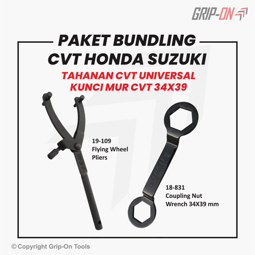 Paket CVT Honda Yamaha Grip-On Kunci Mur CVT dan Tahanan CVT Universal