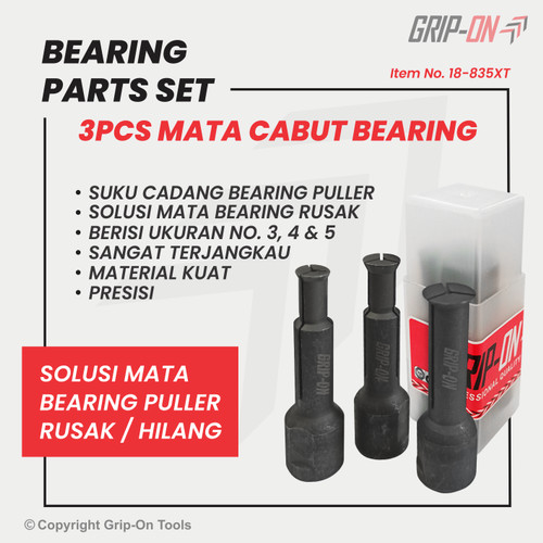 GRIP-ON MATA BEARING - SPARE PARTS TREKER BEARING DISASSEMBLER 5PCS