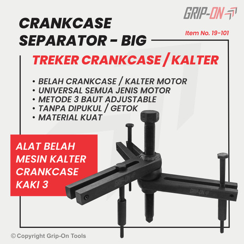 TREKER BELAH MESIN CRANKCASE SEPARATOR (BIG) LEPAS RUMAH MESIN GRIP ON