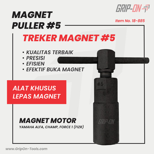 GRIP-ON MAGNET PULLER #5 TREKER MAGNET NO5 YAMAHA TRACKER MAGNET MULTI