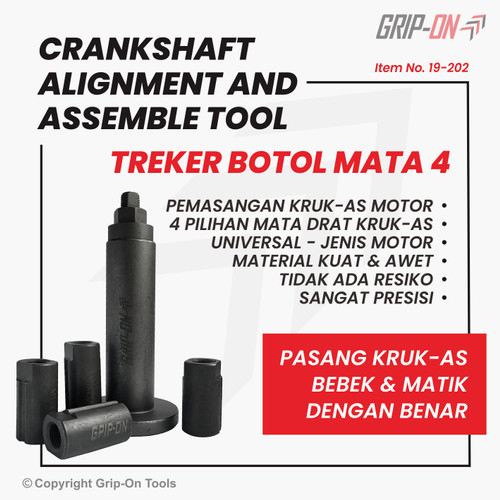 TREKER KRUK AS 4 MATA CRANKSHAFT ALIGNMENT & ASSEMBLE 4PC TREKER BOTOL