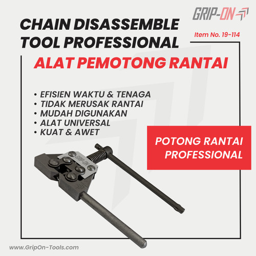 GRIP-ON CHAIN DISASSEMBLE TOOL CUTTER REMOVER PEMOTONG RANTAI 19-114