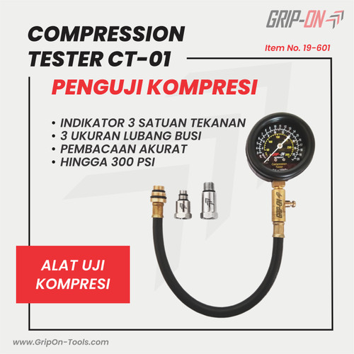 GRIP-ON COMPRESSION TESTER CT-01 ALAT UKUR TEKANAN TEST KOMPRESI