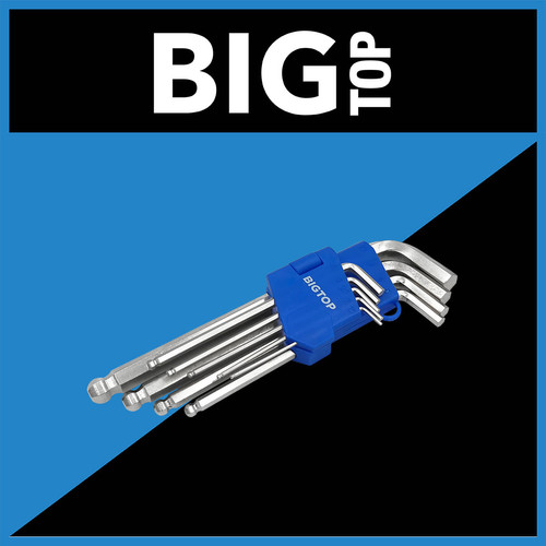 BIG TOP Ball Point Hex Key Set / Kunci L Hex Set Ball point (1865-029)