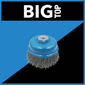 BIGTOP Sikat Kawat Mangkok Gerinda 3" / Cup Brush Wheel (3440-003)