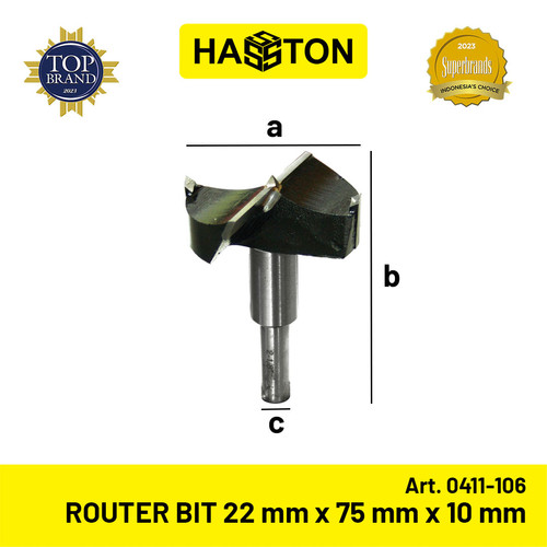 Hasston Hinge Boring Bit 22mm / Forstner Bit Carbide Tipped (0411-106)