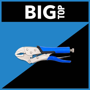 BIG TOP Tang Buaya Bulat 10'' Karet / Locking Grip Pliers (4322-001)