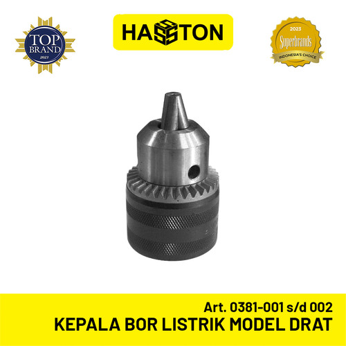 Hasston Kepala Bor Listrik Model Drat / Dril Chuck Drat (0381)