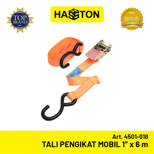 Hasston Tali Pengikat Mobil 1"x6m / Ratchet Tie Down Strap (4501-018)