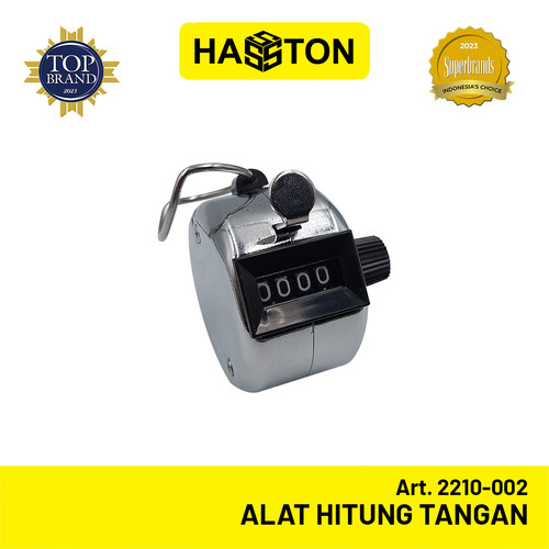 Hasston Alat Hitung Tangan 4 Digit / Hand Tally Counter (2210-002)