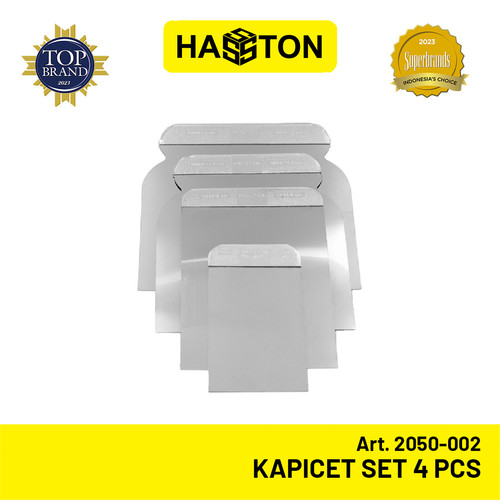 Hasston Kapicet Set 4 Pcs / Kape Stainless Steel / Scrapper (2050-002)